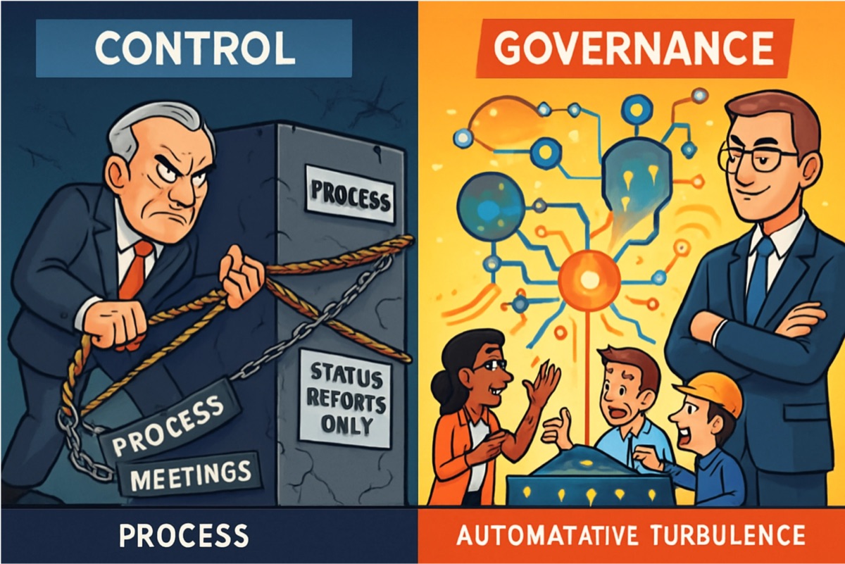 Gobernanza versus control en la entrega de software
