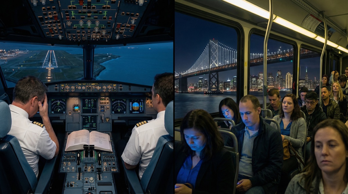 Un Airbus A350 de Lufthansa se desvió a Oakland porque la política prohibía aterrizar en una pista visible