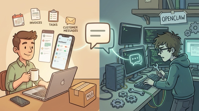 OpenClaw y Nilo Assistant: qué es cada uno y qué no
