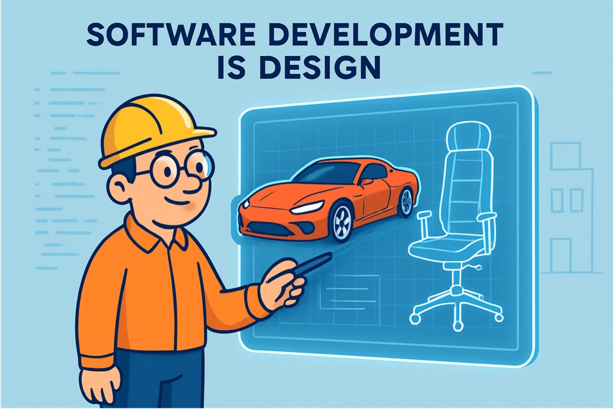 El desarrollo de software es diseño — una disciplina creativa de resolución de problemas
