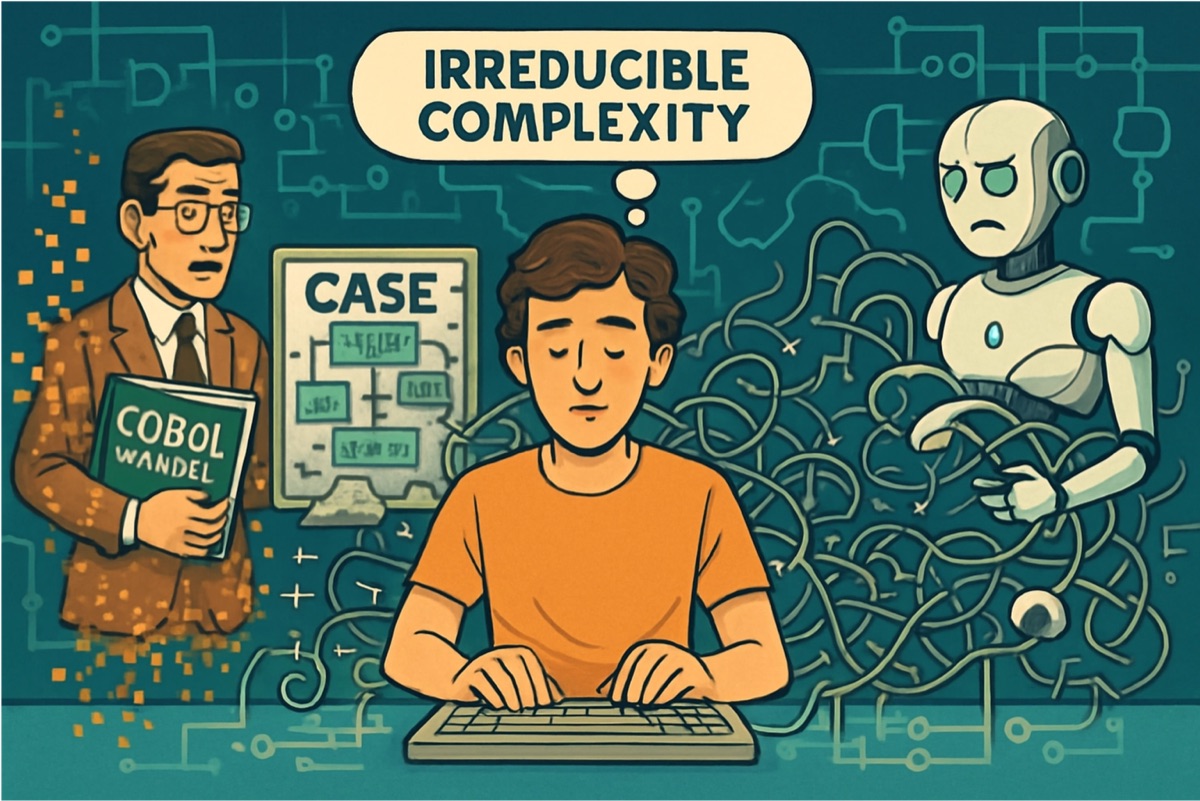 El sueño recurrente de reemplazar desarrolladores — de COBOL a IA