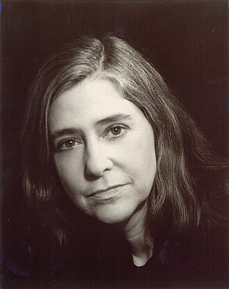 Margaret Hamilton hablando en un evento