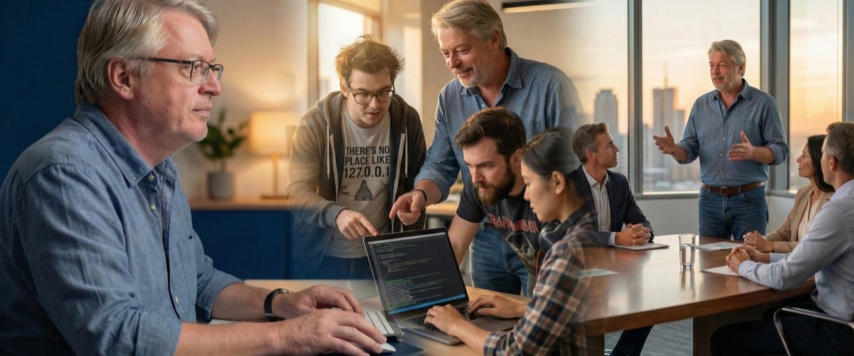 Socio técnico sénior para la entrega de software — conectando la visión de gestión con la realidad técnica