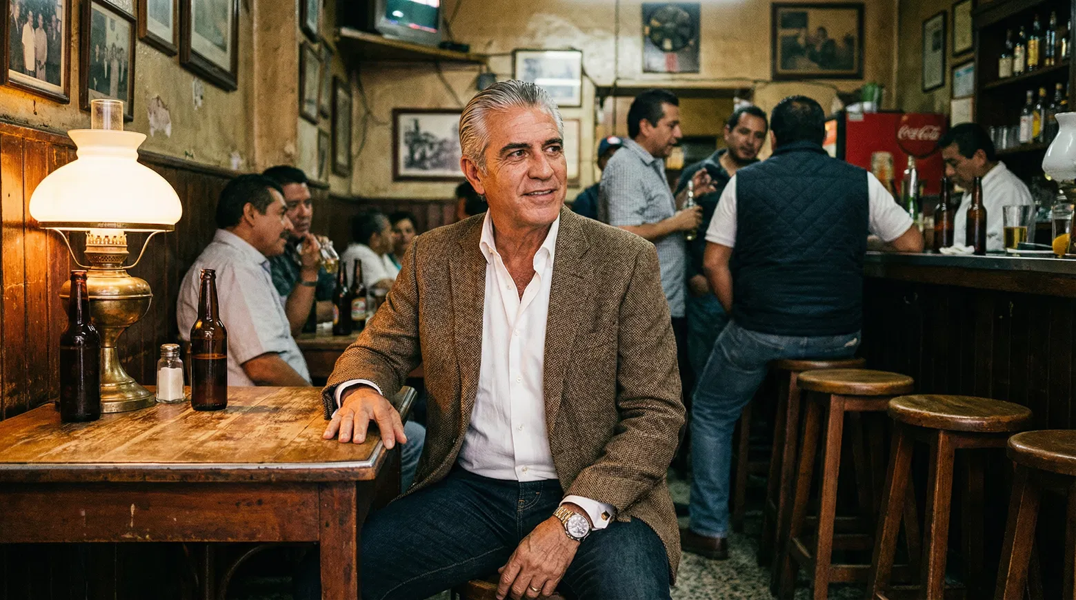 Don Rodrigo en cantina