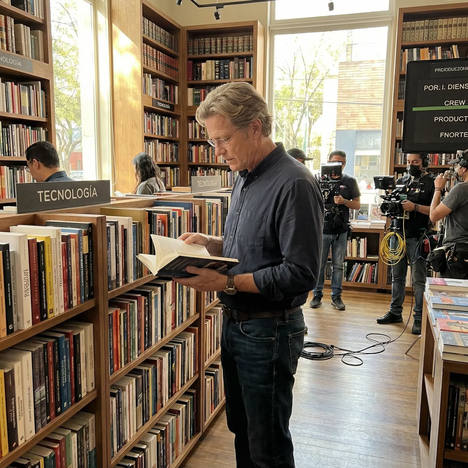 Stefan en librería