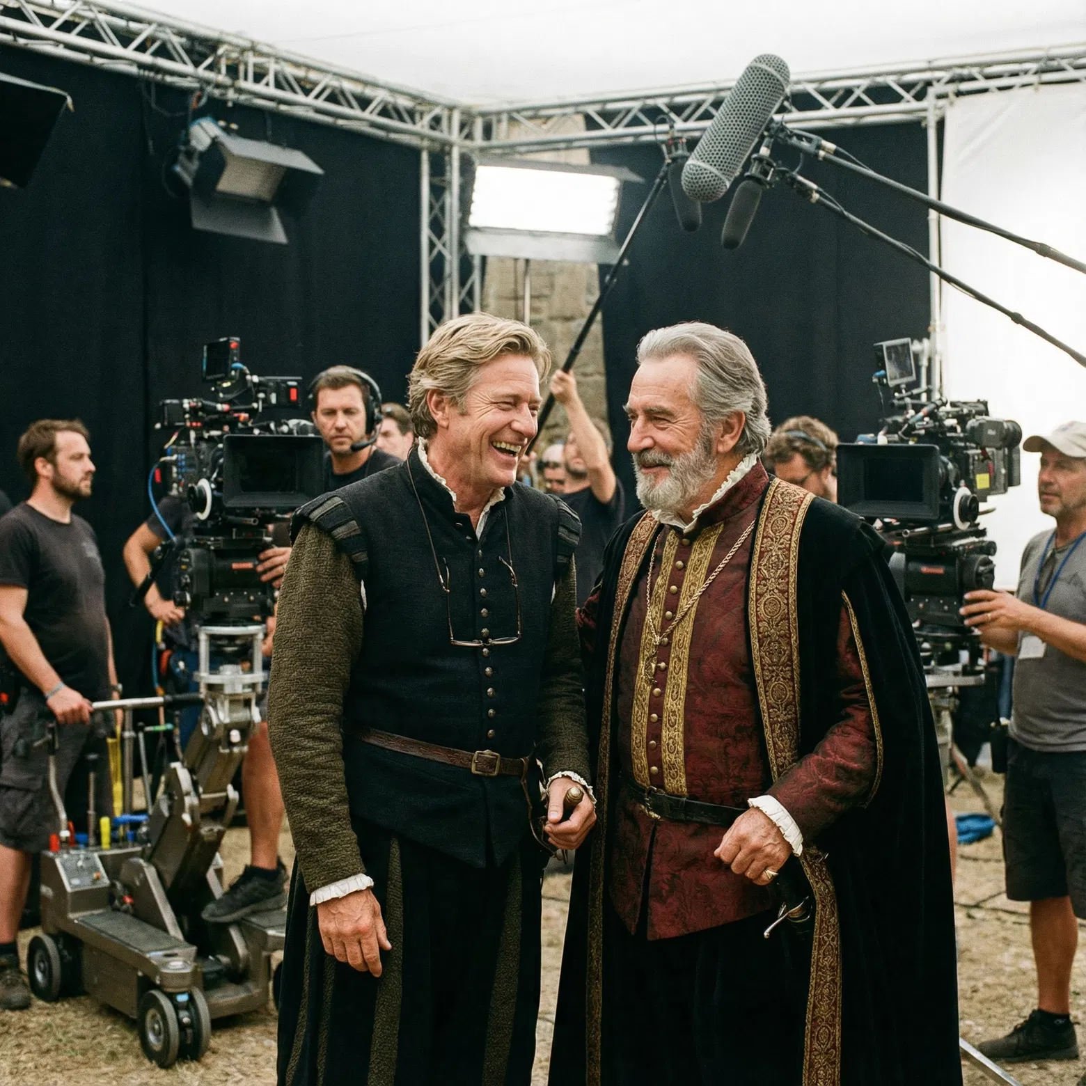 Stefan con Don Rodrigo
