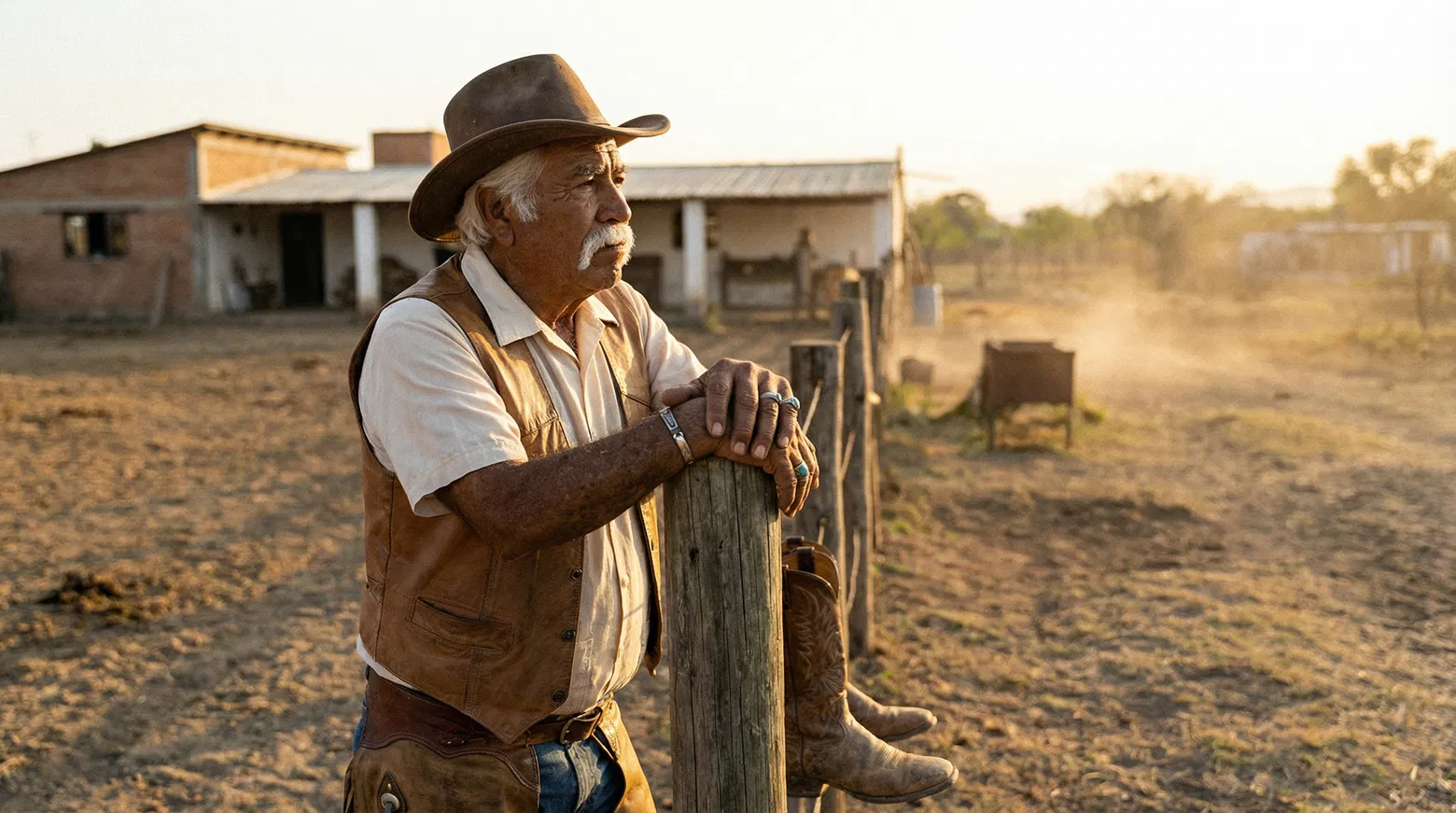Don Aurelio en rancho