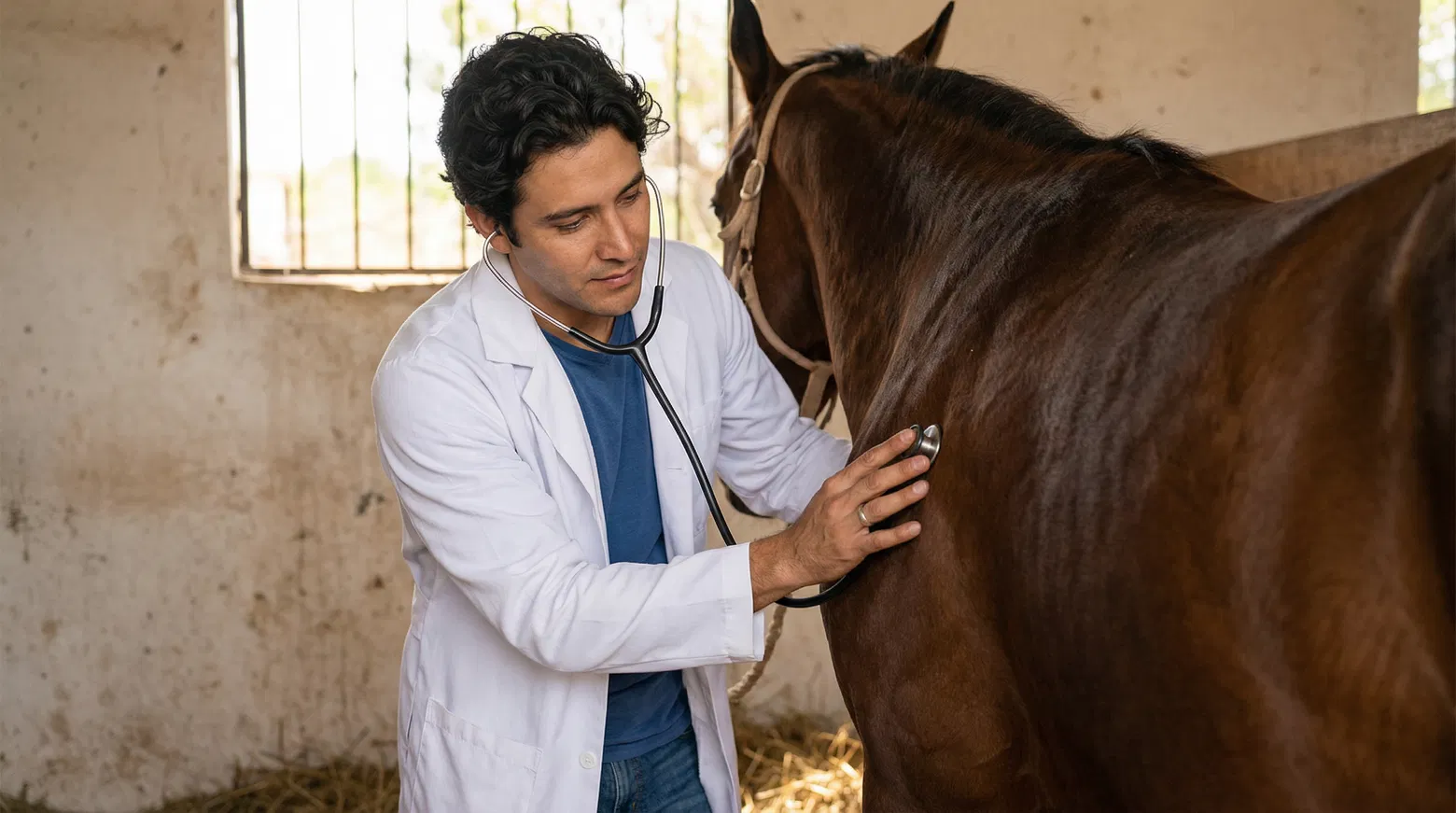 Dr. Emiliano con caballo