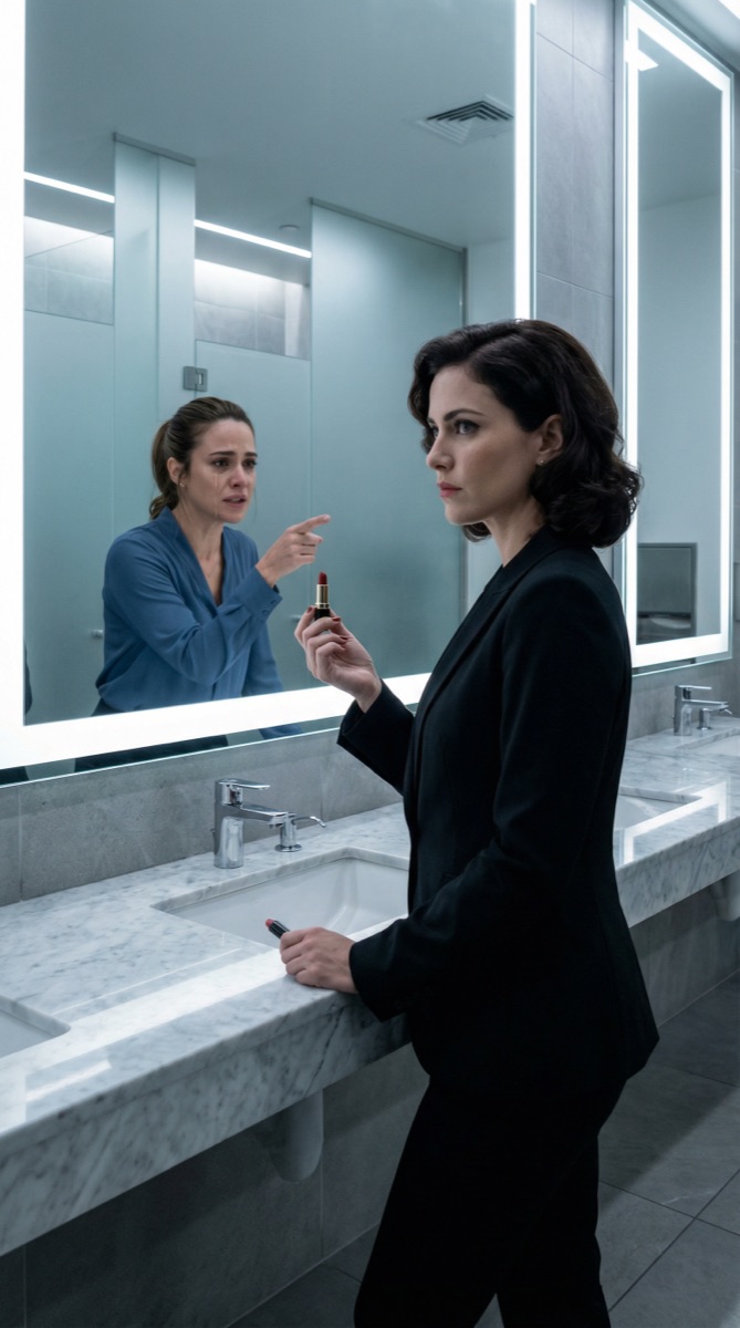 Camila confronta a Luciana en el baño