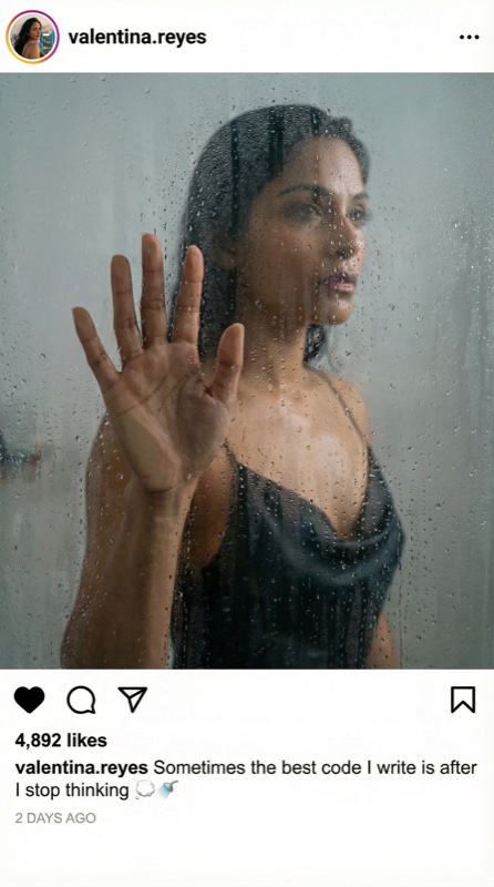 Publicación de Instagram del personaje