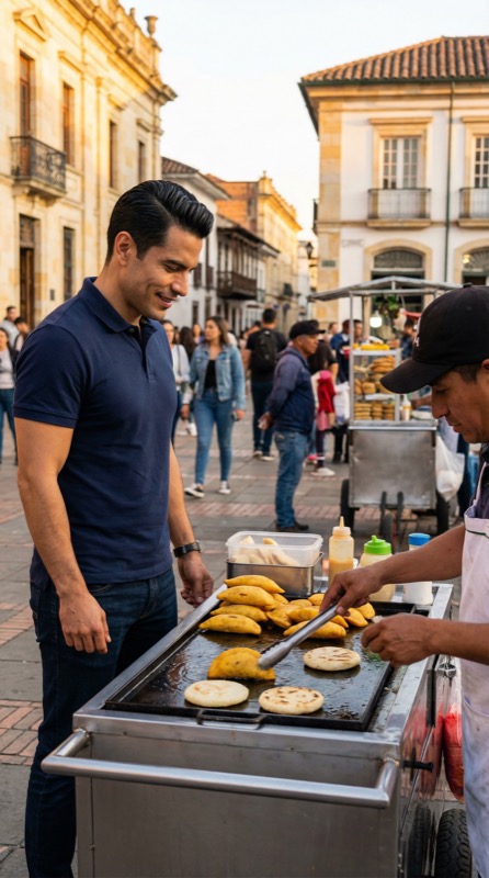 Alejo Vega detrás de cámaras