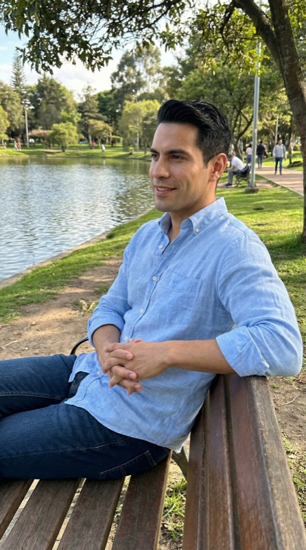 Alejo Vega detrás de cámaras