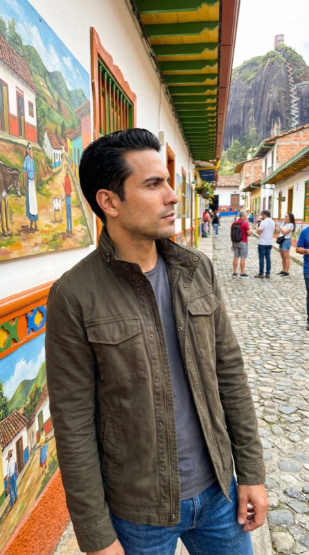 Alejo Vega detrás de cámaras