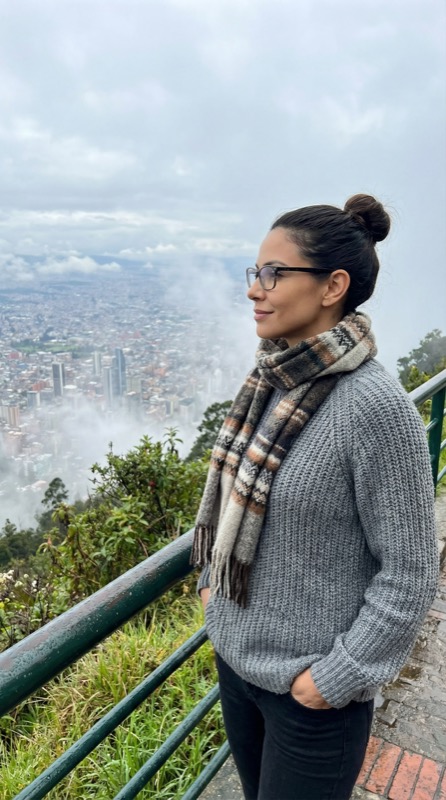 Laura Méndez detrás de cámaras