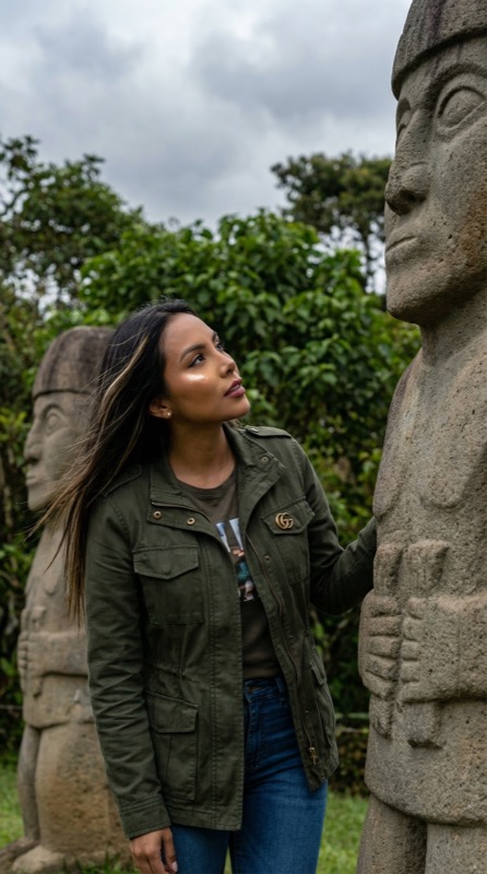 Luciana Ortiz detrás de cámaras