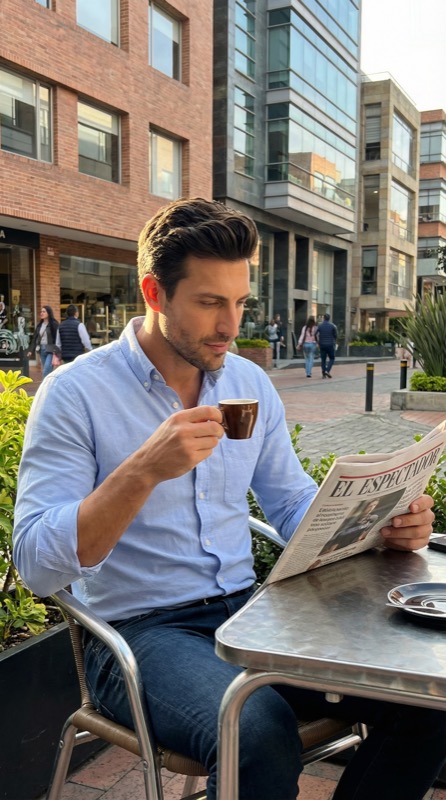 Marco Benedetti detrás de cámaras