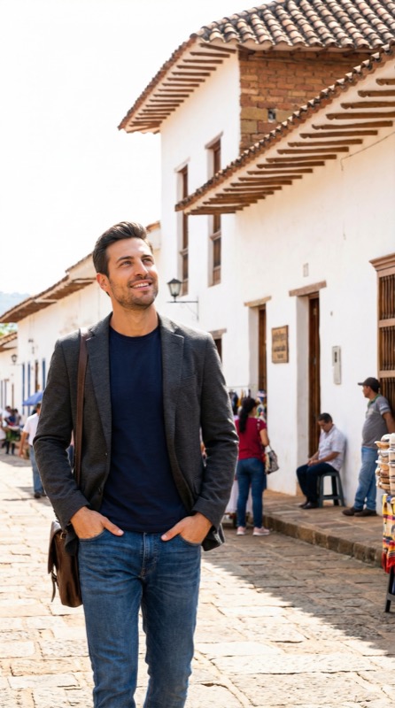 Marco Benedetti detrás de cámaras