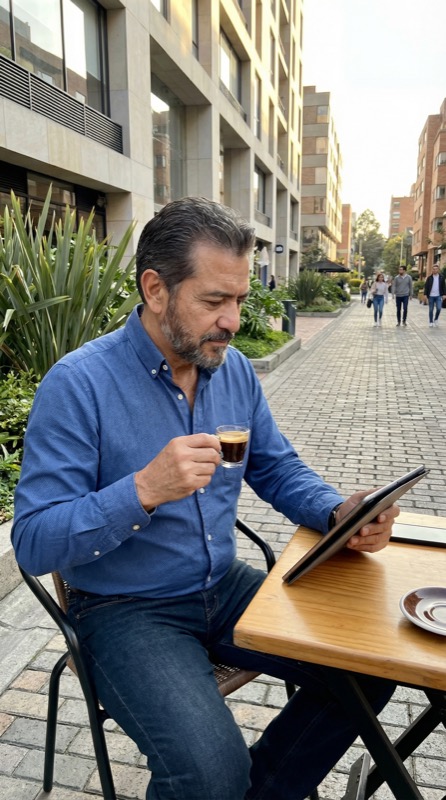Ricardo Bermúdez detrás de cámaras