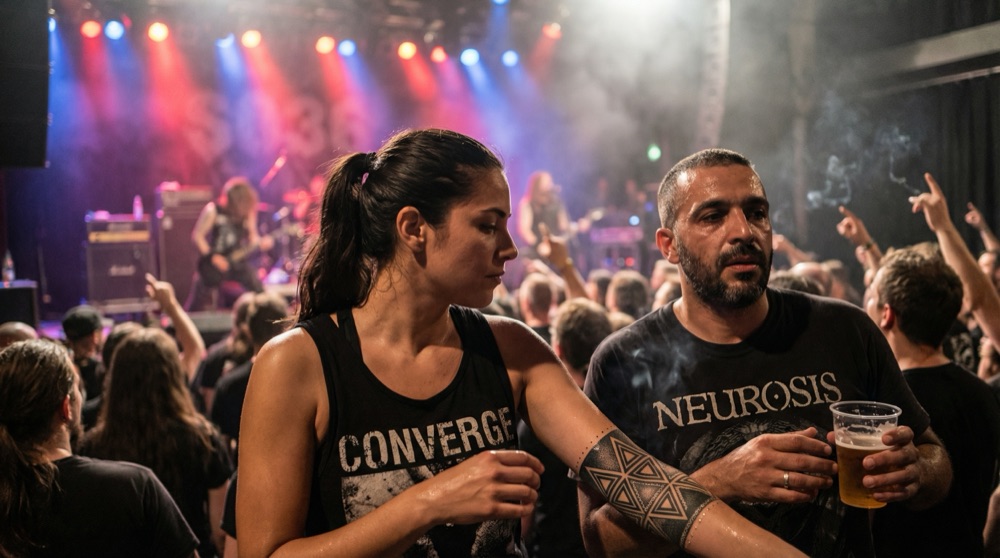 Público del show de metal en SO36